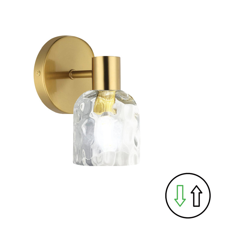 Éclairage pour meuble-lavabo 1 lumière Griffith, Laiton vieilli