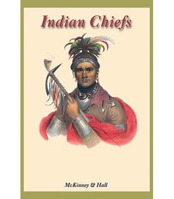 « indien chief » par mckinney &, affiche rétro