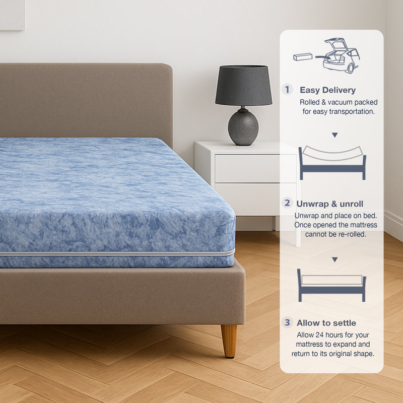 Morawa White Noise Foam Mattress, Double (4'6)
