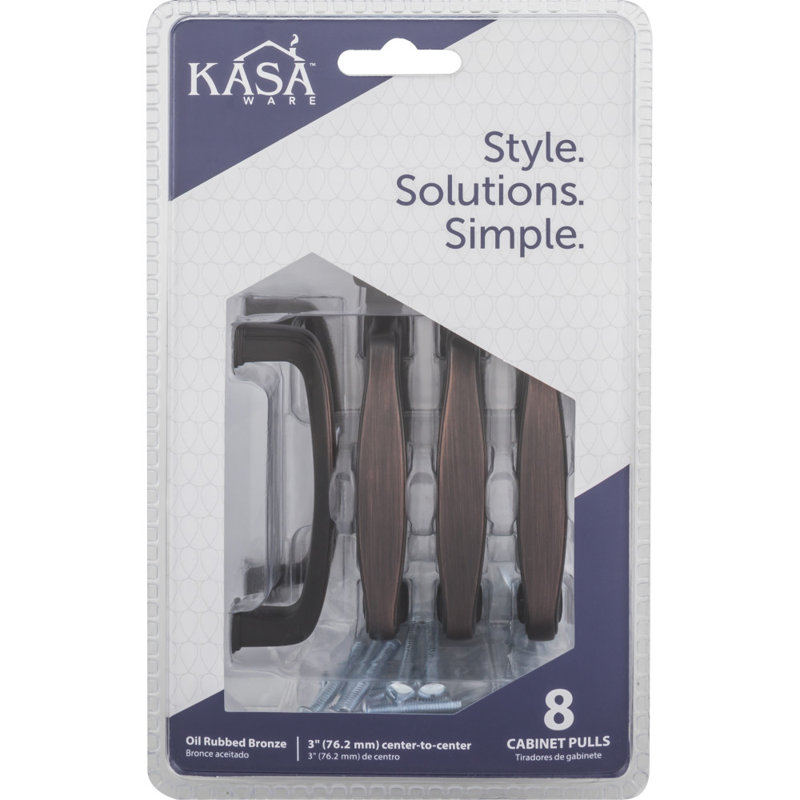 3" Center to Center Arch Pull Multipack, Brushed Oil Rubbed Bronze
