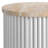 Demy Solid Wood Drum End Table-1595843905-1560475420