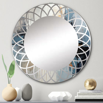 Opanak - Miroir mural moderne rond