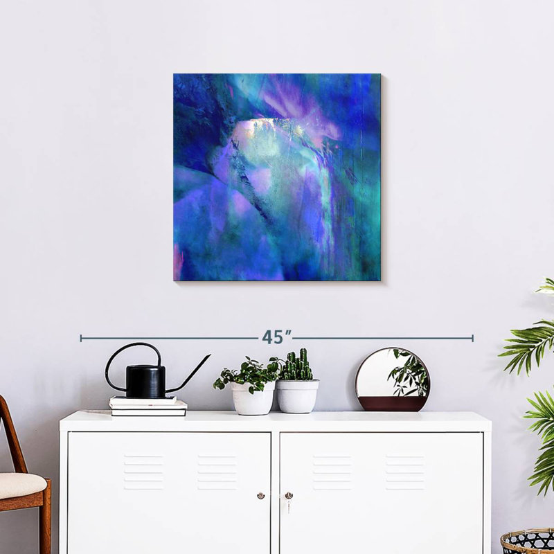 Harmonie en bleu et mauve