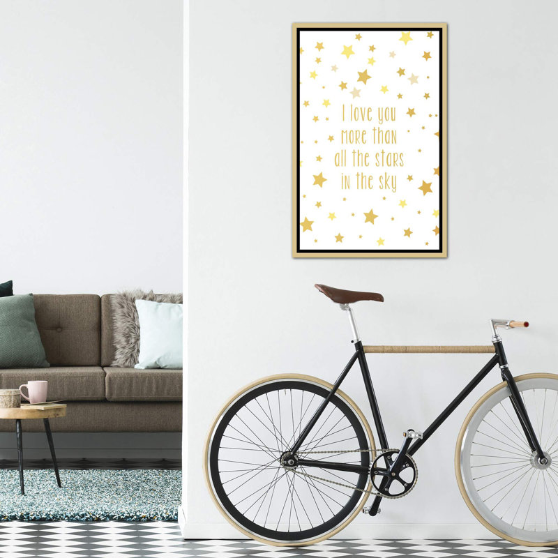 No Subject, Gold Framed Canvas, 40" H x 26" W x 1.5" D