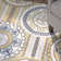 Tapis intérieur/extérieur bleu/jaune floral Lewis