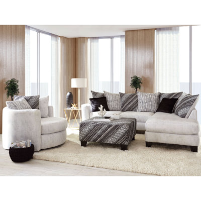 Hardden Upholstered L-Shaped Sectional Right Hand Facing