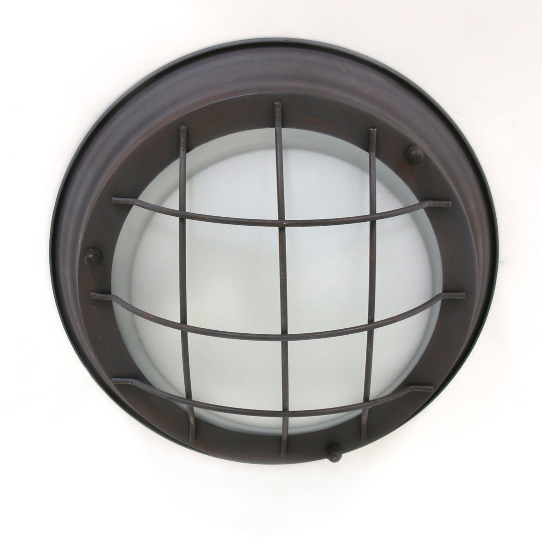 Küstenhaus Deckenleuchten 1-flammig Danby Farbe: Dunkelbraun