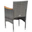 Ensemble bistro rectangulaire pour 2 personnes avec coussins-956950324-956950327