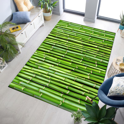 Exquisite Soft Pile Printed Rug with Intricate Floral Design Suitable for Enhancing Your Living Room or Bedroom Decor