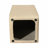 Latitude Run® Beige Concrete Accent Table - Durable 19" Square Home Decor Piece For A Modern Touch To Any Room