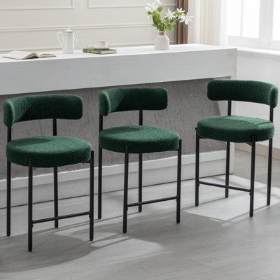 Tabouret de comptoir rembourré 24 po Najira