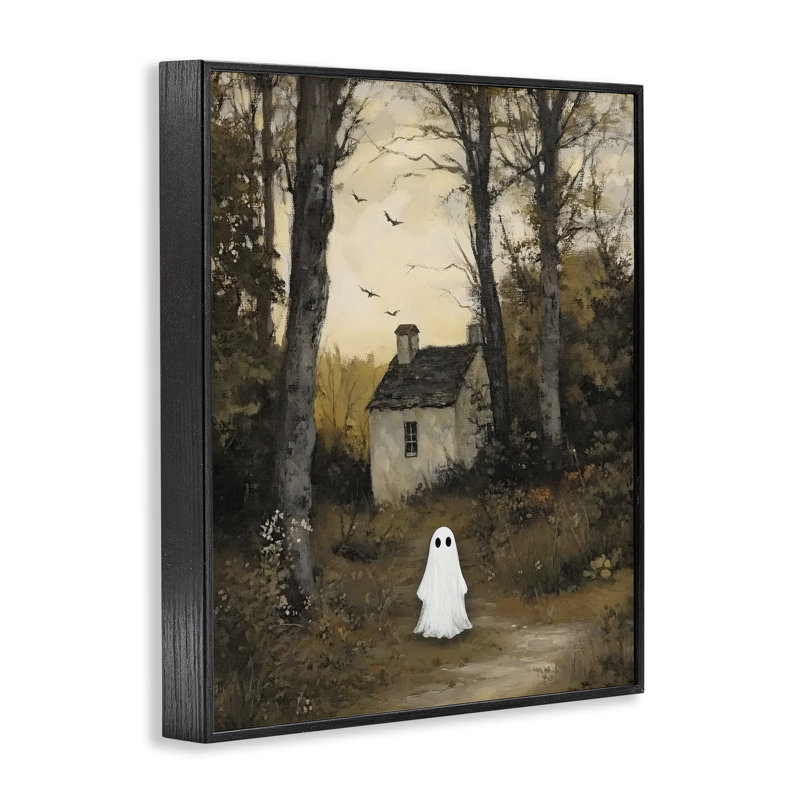 «Little Ghost in Cottage Forest», estampe numérique, conception par Arlington Prints, H 20 po x l 16 po
