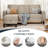 Azura 76.4“ Sofa Couch with Ottoman-1377661669