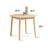 Jeremya Solid Wood Modern Round Dining Table-1007591114