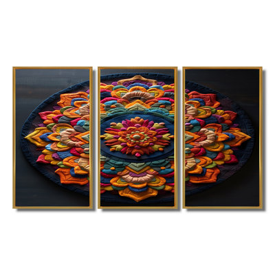 Ensemble de salon bouddha fleur de sable Mandala - Boho Mandala