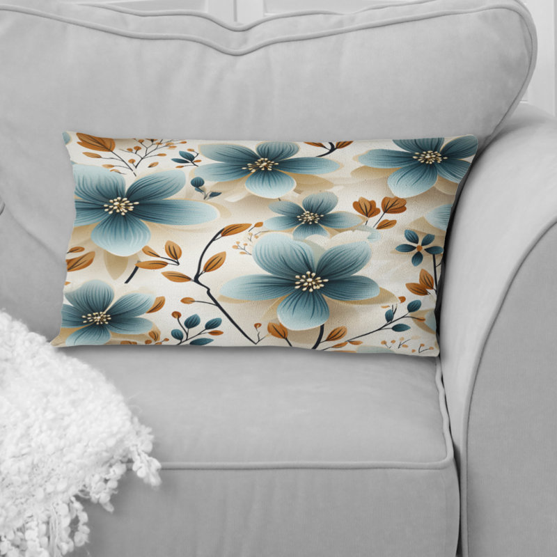 Floral Throw Pillow