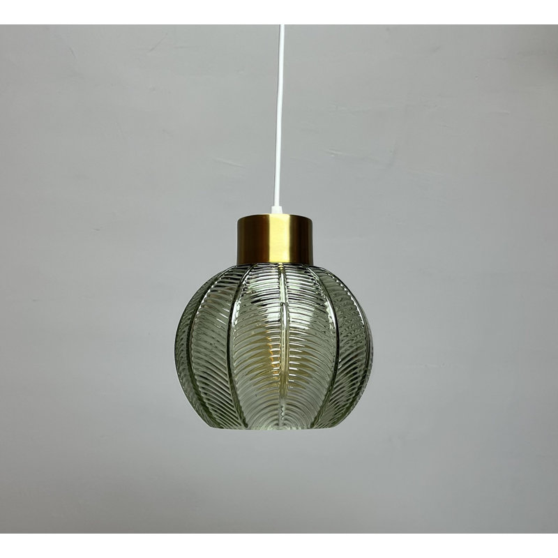 1 - Light Natural Pendant, Gold, Green