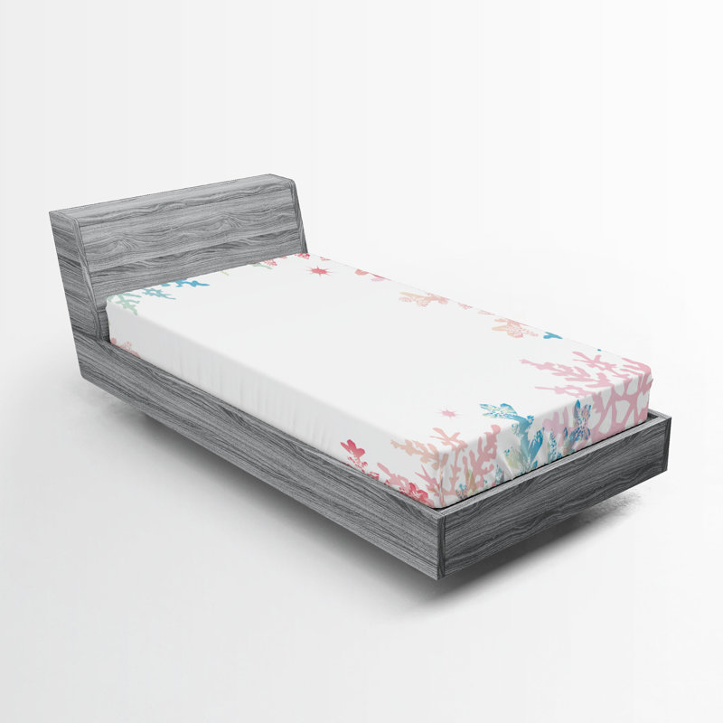 Ensemble de 2 draps-housse Ambesonne Winter, Drap-housse de taille simple