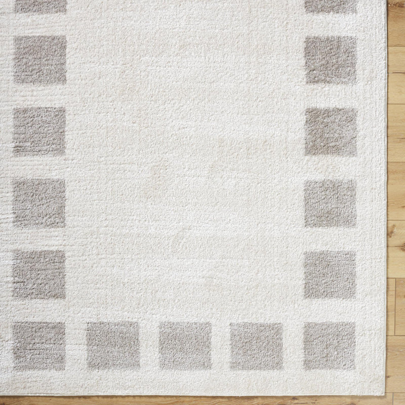 Zuhur Washable Geometric Indoor Rug, Rectangle 7'10" x 10'