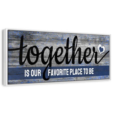 Plaque murale "Together"