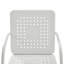 Ensemble de chaises d'extérieur 3 pièces Burley - blanc brillant / blanc satiné - table d'appoint et 2 chaises