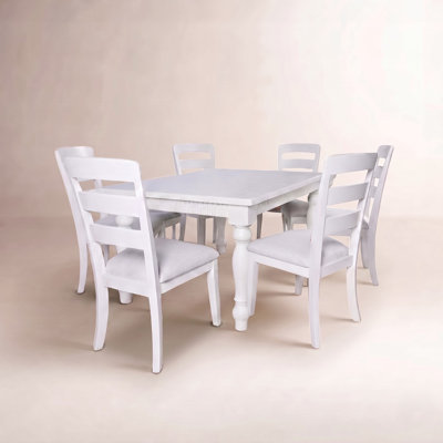 Alper Dining Table Set with Removable Leaf