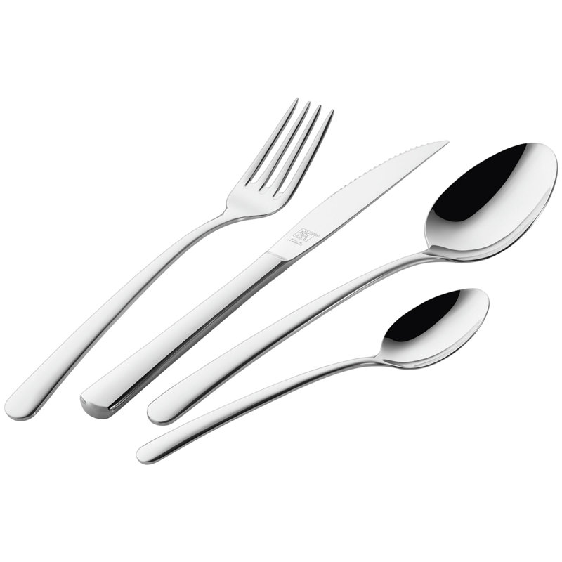 Nova 63 Piece Flatware Set Polished