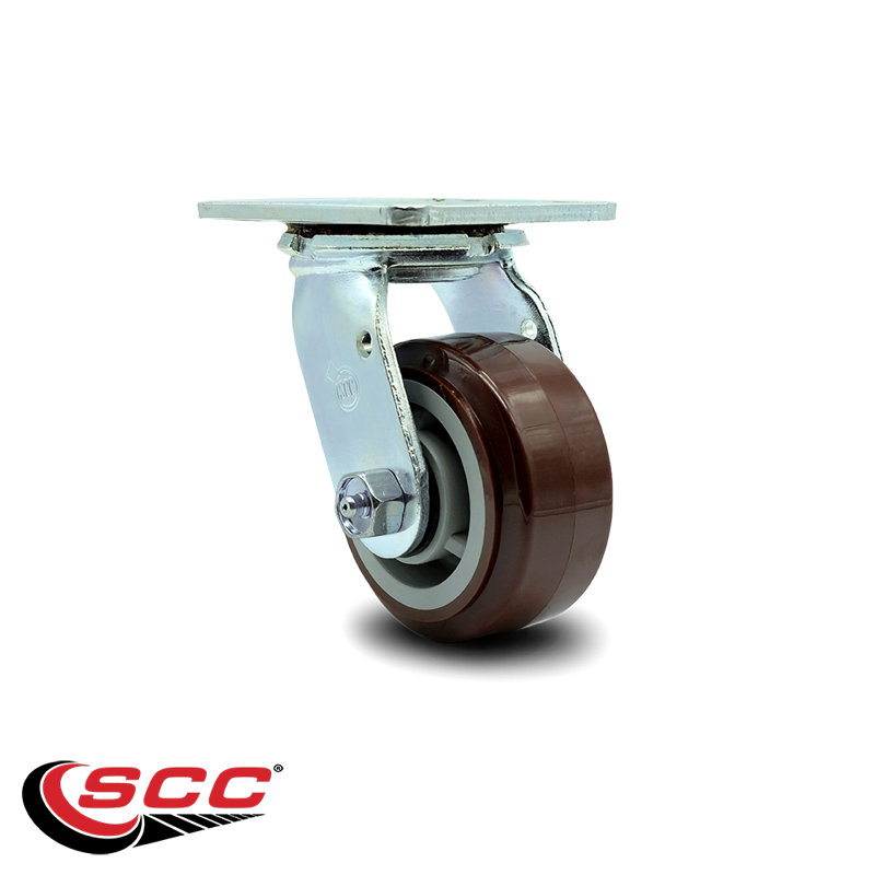 Polyurethane Caster with Roller Bearing Service