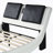 Faux Leather Upholstered Platform Bed Frame with led lighting ,Bluetooth connection to play music /RGB control,Backrest vibration massage,Curve Design, Wood Slat Support, No Box Spring Needed