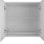 Armoire murale Sitka, deux cloisons spacieuses, quatre portes-422417334-423578951