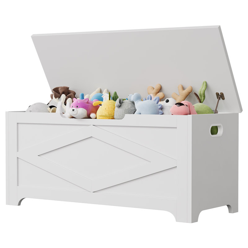 Storage Bench, White