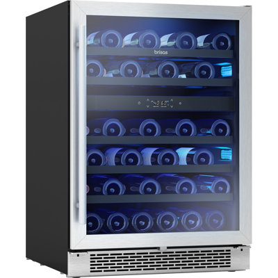 Brisas by Zephyr 24" 46-Bottle Dual Zone Wine Cooler