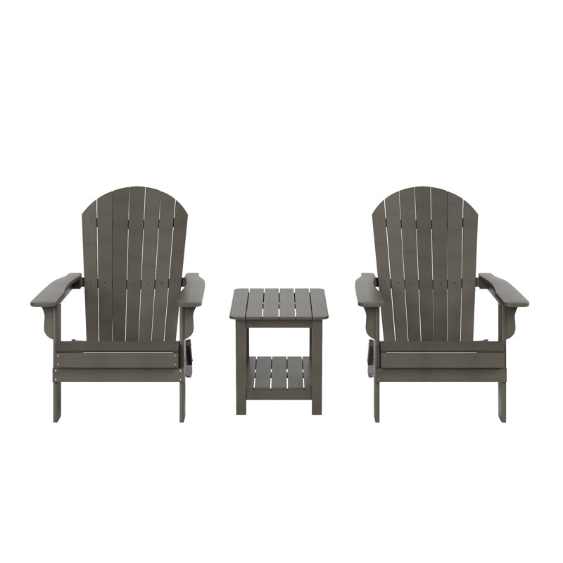 Arrlo 2 - Person Patio Conversation Set, Gray