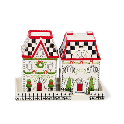 Holly Village Salt And Pepper Set