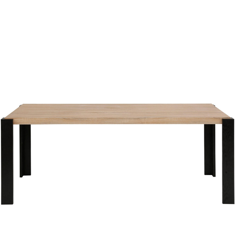 Mcelvain Metal Base Dining Table, 100cm W x 200cm L
