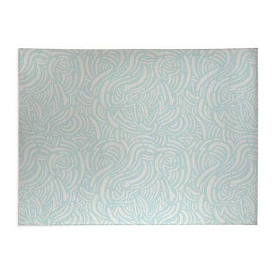 Cozy Swirl Non-Slip Outdoor Rug