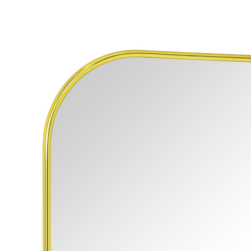 Miroir de salle de bain Lucia, 30 po x 22 po, Or