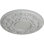 Médaillon de plafond Endurathane Jackson, DO 32 3/4 po x P 2 1/2 po (convient aux auvents jusqu'à 13 1/2 po), fini givré peint à la main