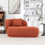 Chaise longue rembourrée en fausse fourrure-1503816418