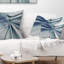 Art texturé bleu 3D - coussin abstrait imprimé-29340005-89810821