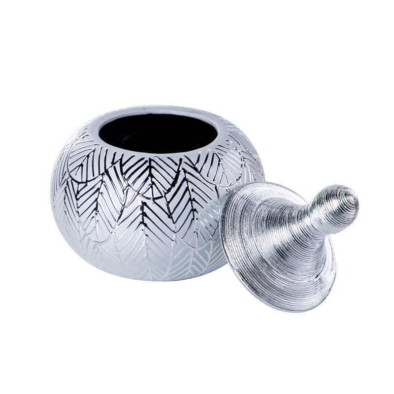 Eleuterio SILVER 21Cm Ceramic Jar