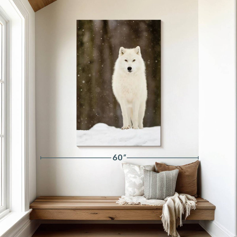 Beautiful Wolf, 48" H x 32" W