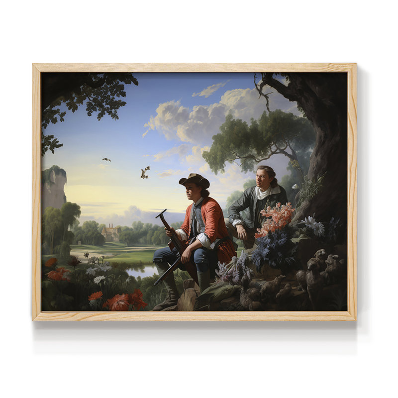 Faune, série III - Reproduction encadrée - Restickable, 8" H x 10" W, Naturel