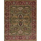 Mahal Handmade Wool Floral and Oriental Area Rug