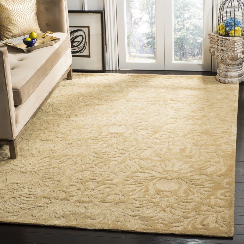Tapis crocheté à la main Jonson, Rectangle 6 pi x 9 pi