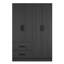Armoire-penderie avec rangement à 2 tiroirs et tablettes Apollonios Solum -1366849743