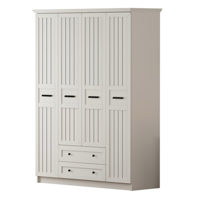 Hardinsburg 4 Door Wardrobe