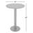 Sunset Round Folding Outdoor Dining Table , 30'' in. W 30'' in. D-1578253338-1578253332