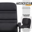 Fauteuil de direction inclinable en similicuir avec repose-pieds extensible, siège d'ordinateur ergonomique réglable