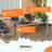 Bridget Rectangular 6 - Person 150cm Long Dining Set